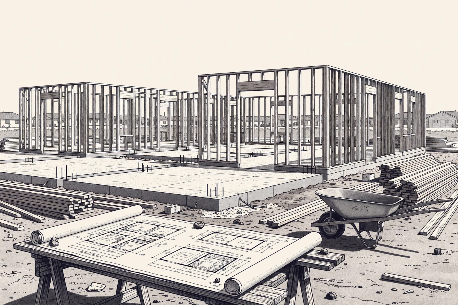 Modern illustration for digital edition: Lawndale