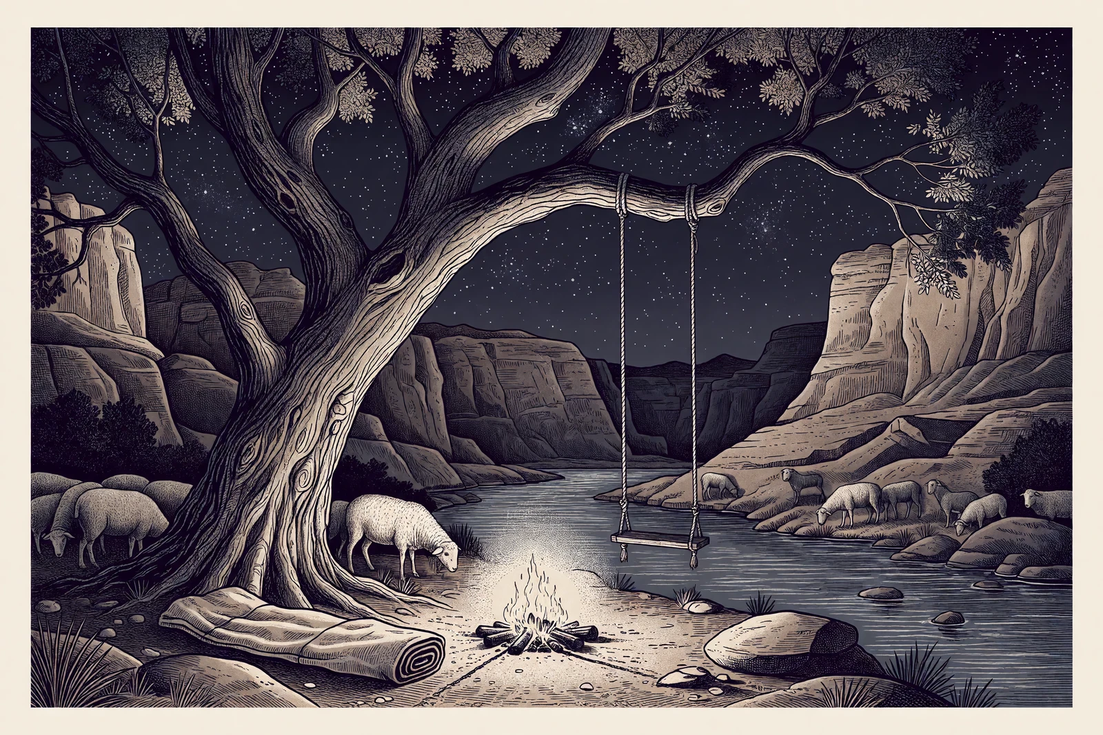 Modern illustration for digital edition: New Mexico Territory