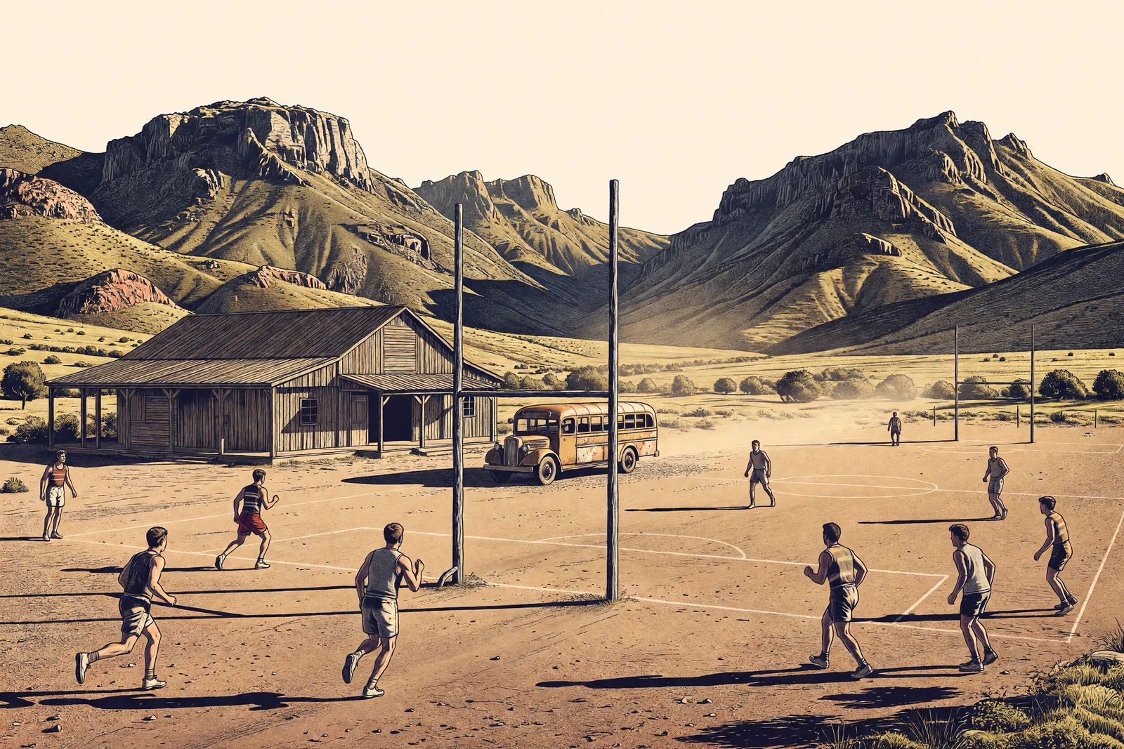 Modern illustration for digital edition: Nogales and Patagonia