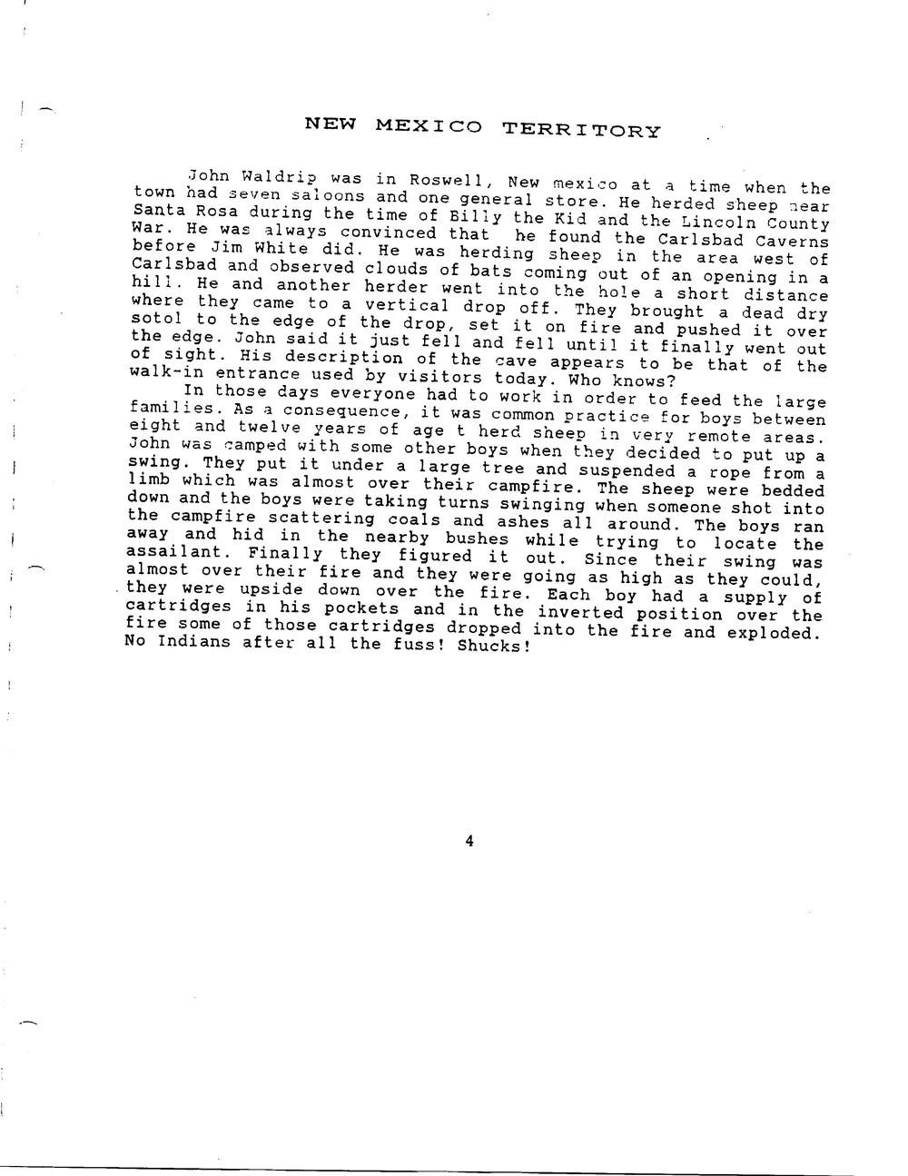 Facsimile scan of manuscript Page 4 (leaf 6)