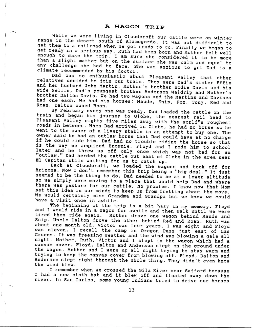 Facsimile scan of manuscript Page 13 (leaf 15)