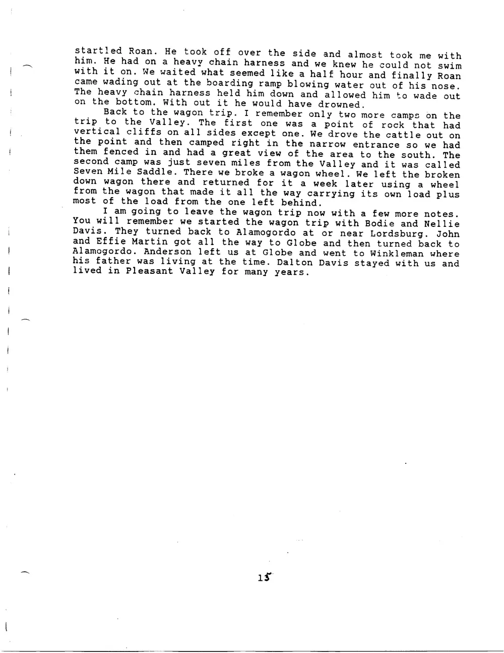 Facsimile scan of manuscript Page 15 (leaf 17)
