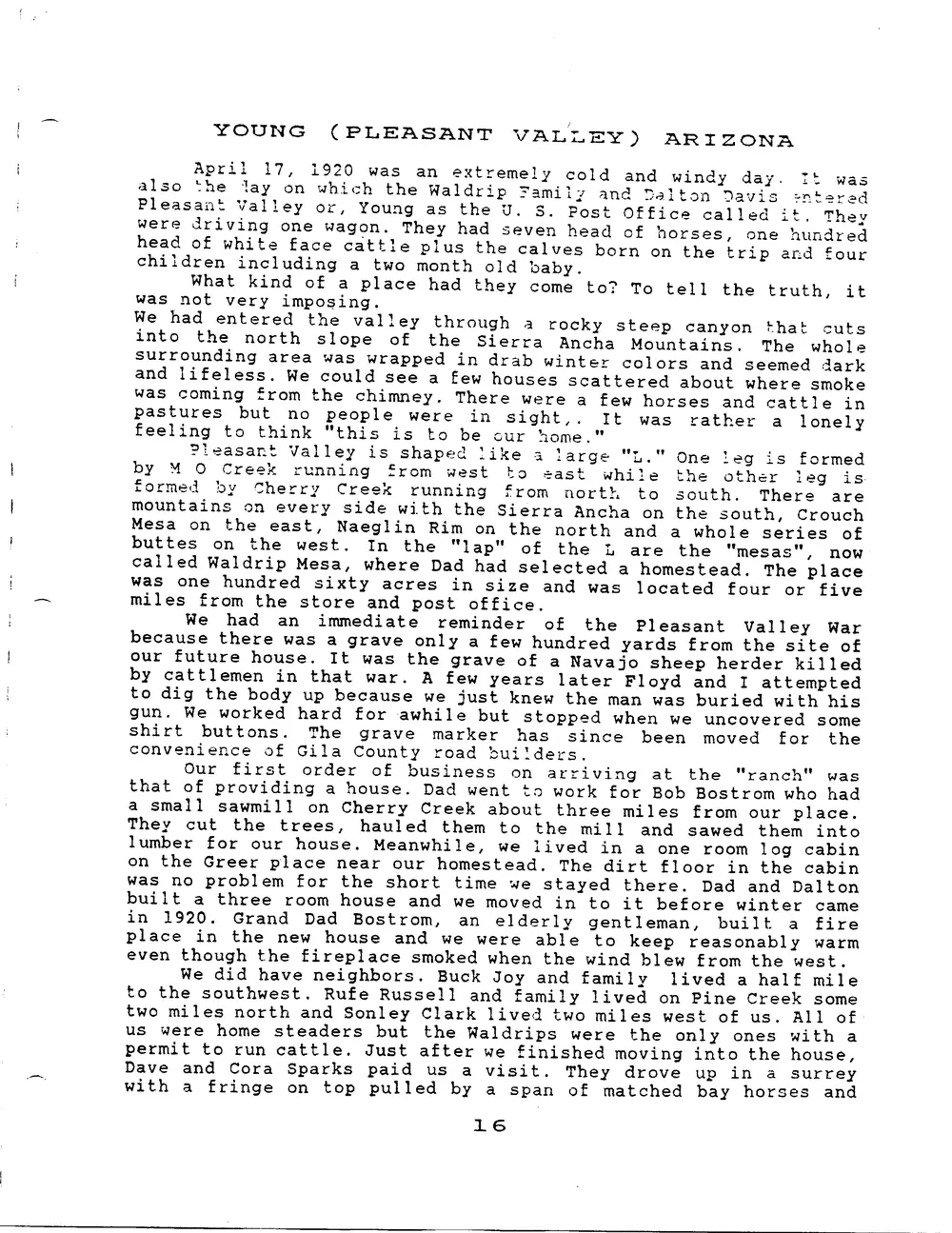 Facsimile scan of manuscript Page 16 (leaf 18)