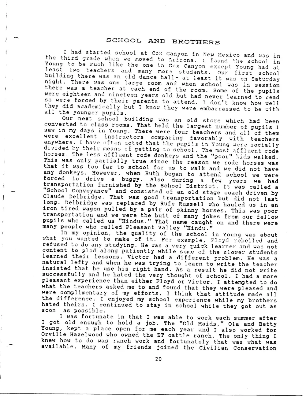 Facsimile scan of manuscript Page 20 (leaf 22)