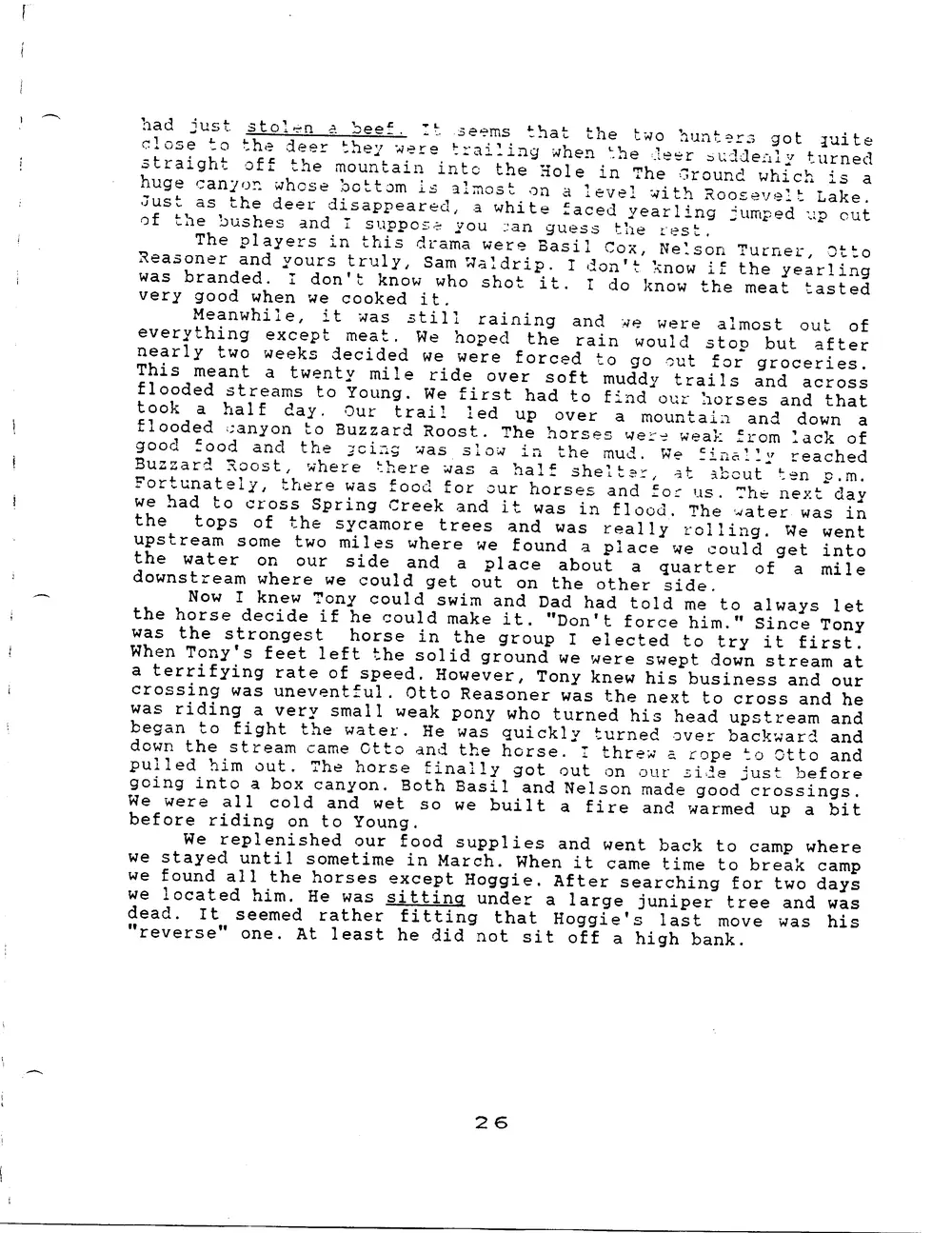 Facsimile scan of manuscript Page 26 (leaf 28)