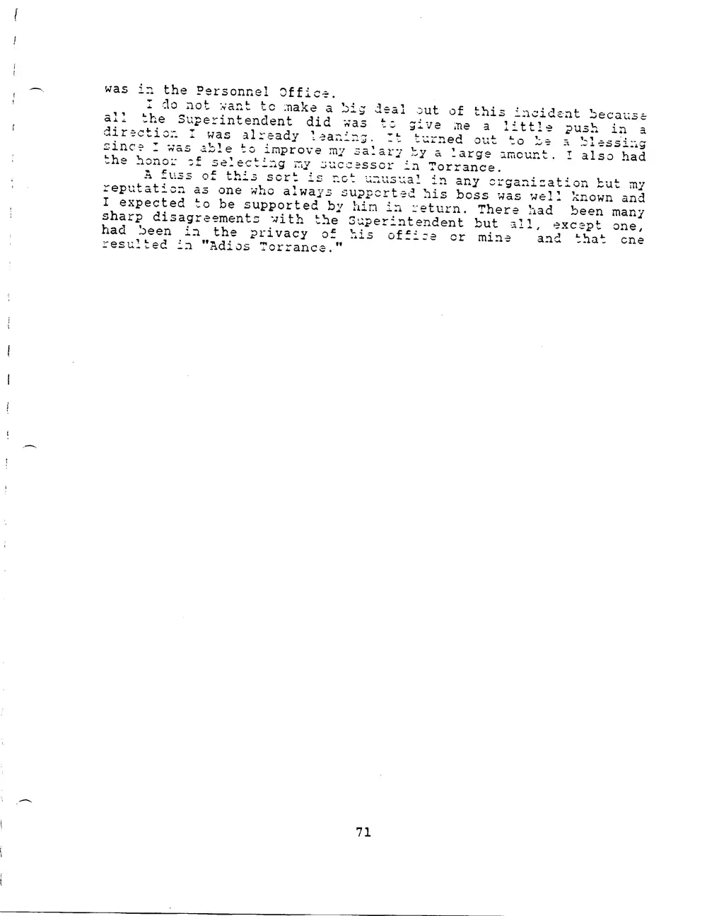 Facsimile scan of manuscript Page 71 (leaf 74)