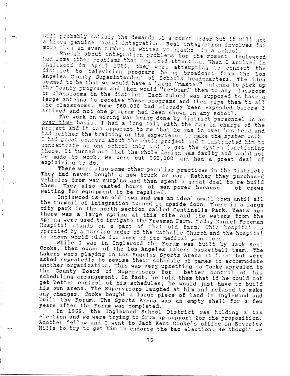 Facsimile scan of manuscript Page 73 (leaf 76)