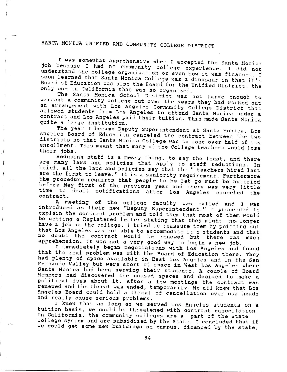 Facsimile scan of manuscript Page 84 (leaf 87)