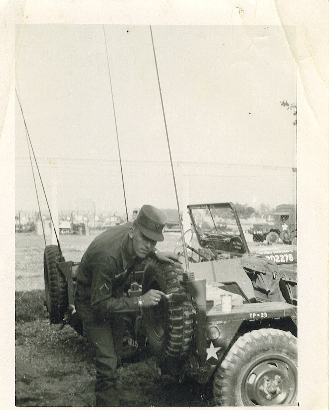Marvin Waldrip in casual civilian attire during service years
