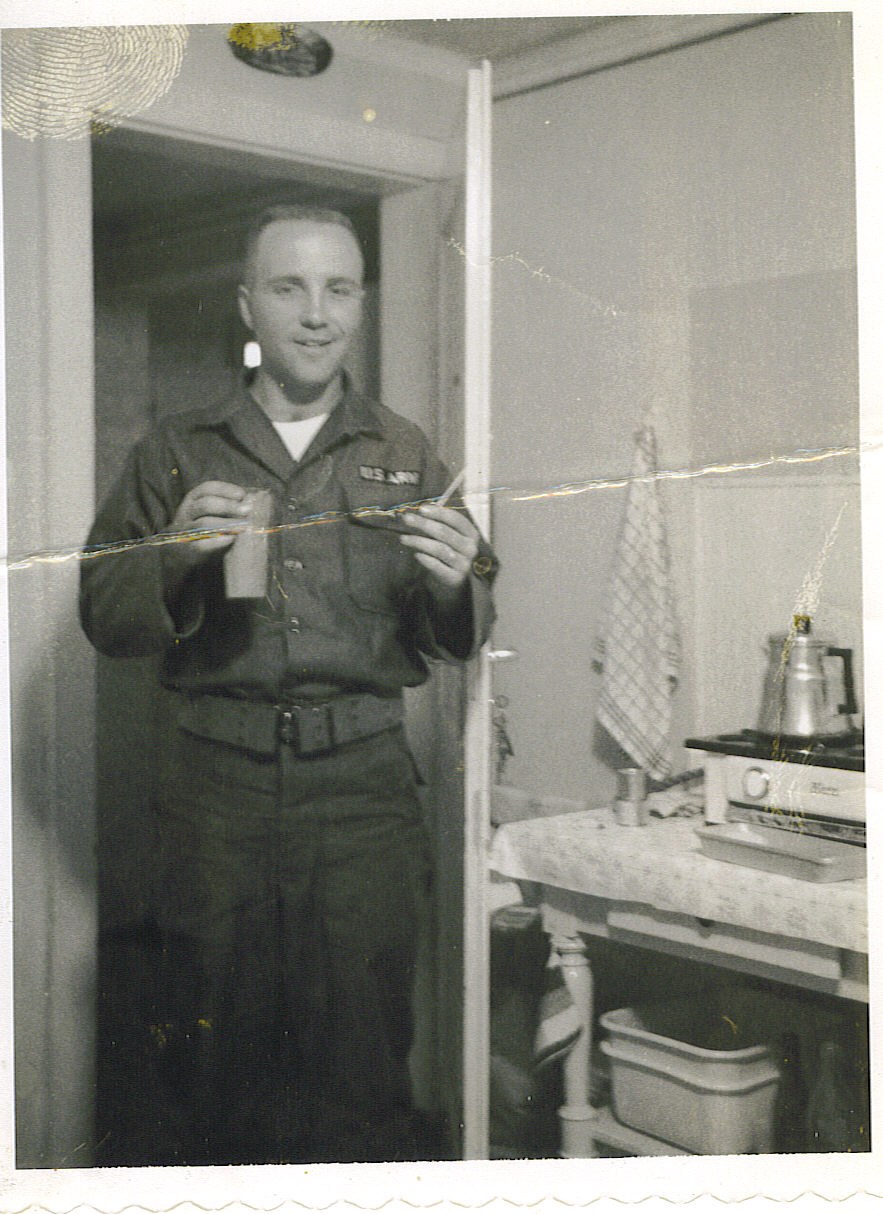 Marvin Waldrip in service quarters